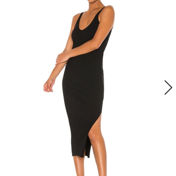 Helmut Lang Bodycon Ribbed Tank Dress sz S - Picture 2 of 5